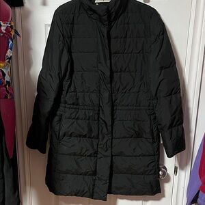 TOMMY HILFIGER Black Puffer Coat for Women